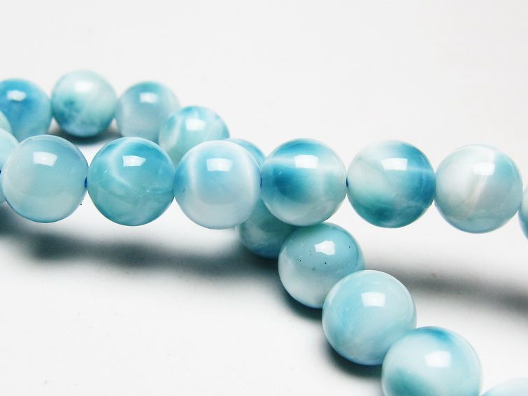 パワーストーン 天然石 ラリマーブレスレット 9mm [T7-22313]