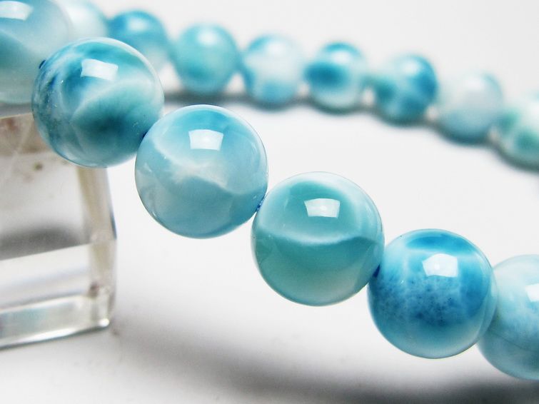 パワーストーン 天然石 ラリマーブレスレット 9mm [T7-22313]