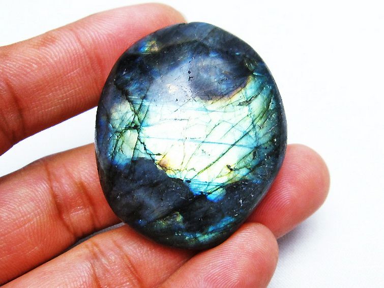 ラブラドライト原石[T703-4572] 1枚目