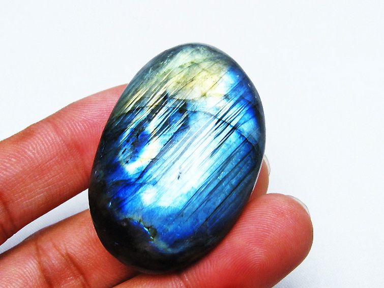 ラブラドライト原石[T703-4610] 1枚目