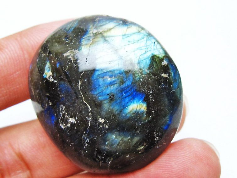 ラブラドライト原石[T703-4758] 1枚目