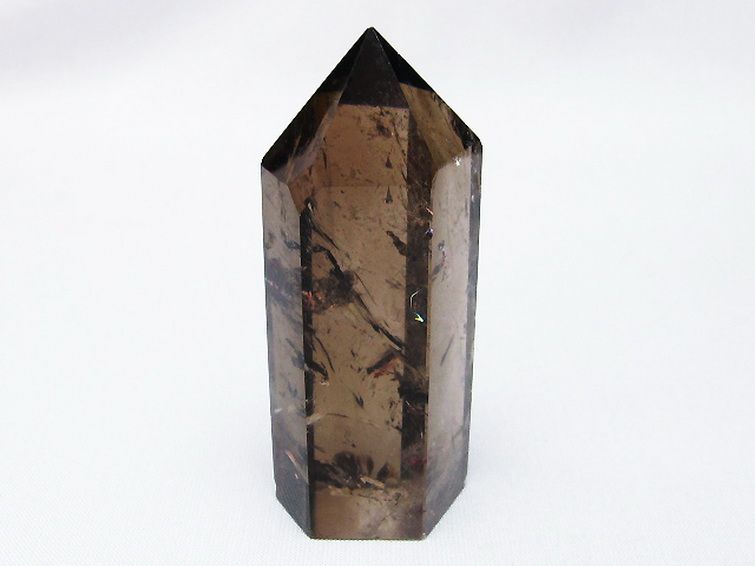 天然石 ライトニング水晶六角柱[T705-6574]