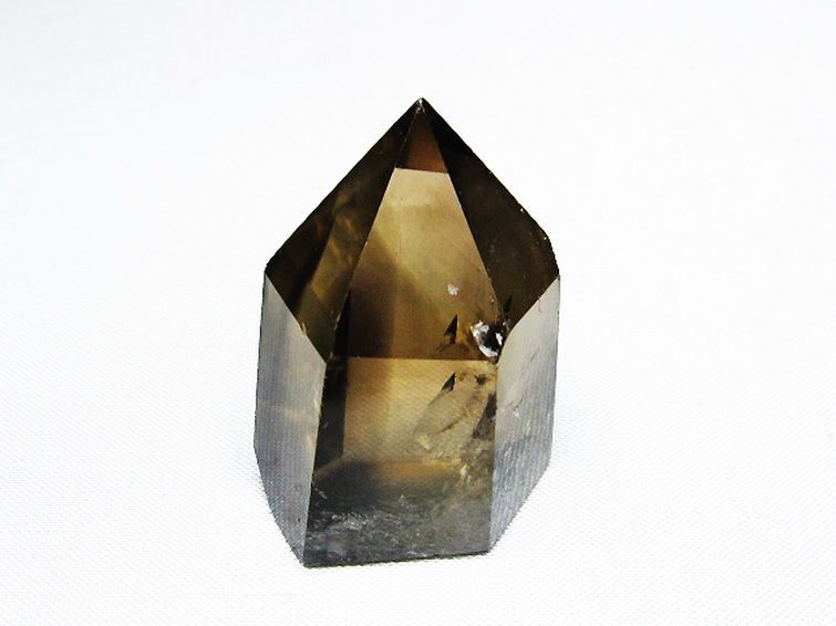 【⭐️稲妻が走る⭐️】黒色 ブラジル産 ライトニング水晶 六角柱天然石
