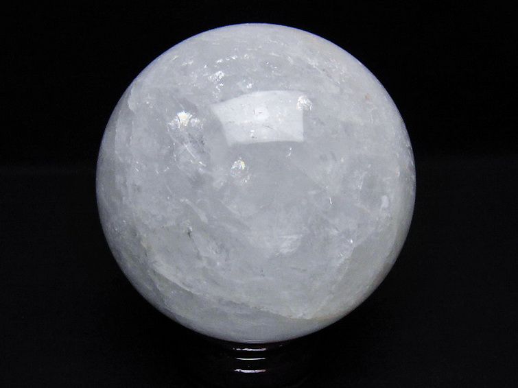 1.6Kgヒマラヤ水晶丸玉 105mm [T718-3401] 3枚目
