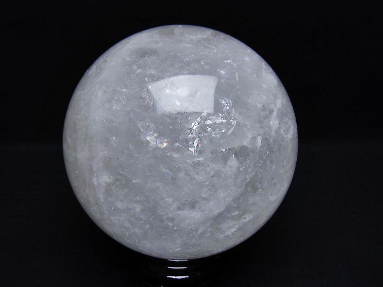 2.1Kg虹入りヒマラヤ水晶丸玉 120mm [T718-3439] 3枚目