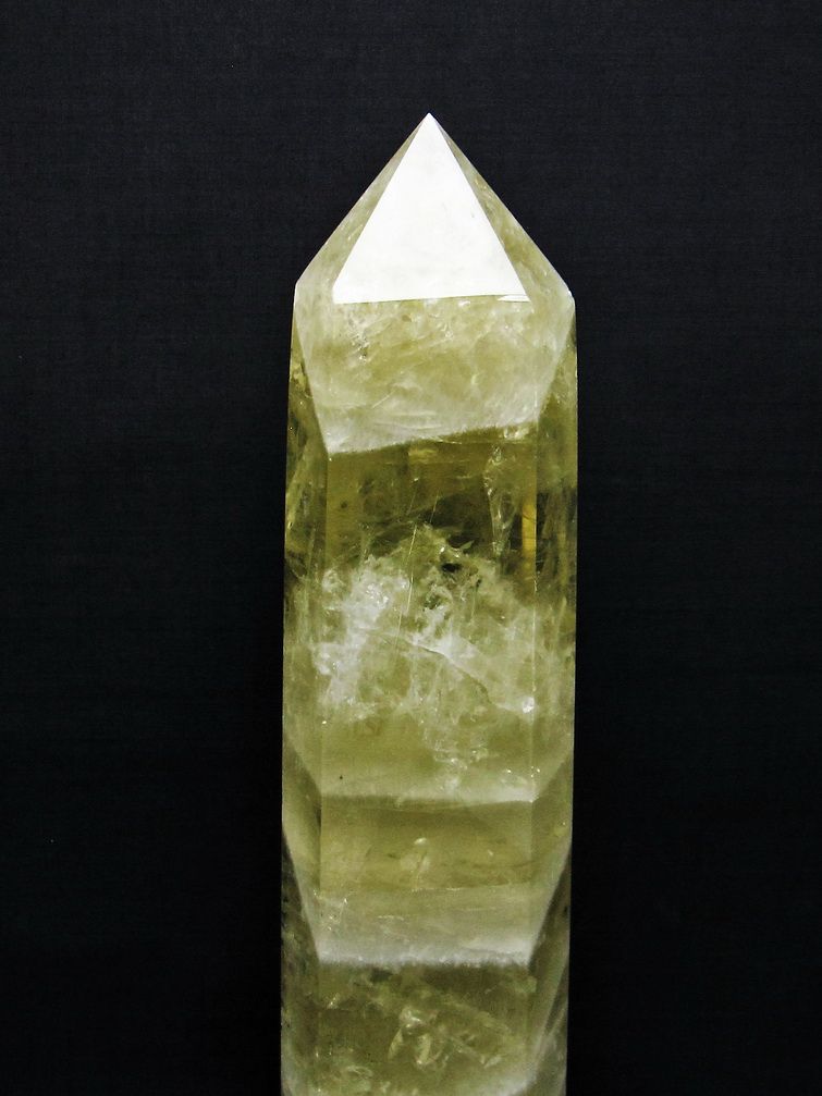 3.2Kg虹入りシトリン水晶六角柱[T719-4960] 2枚目