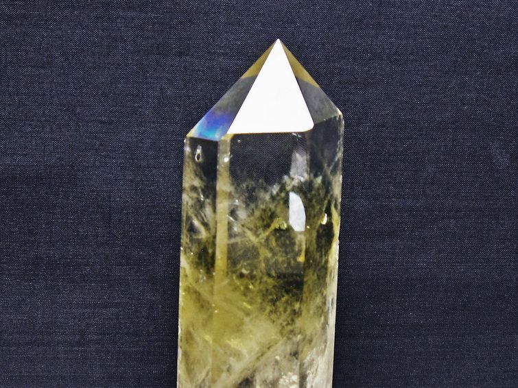 シトリン水晶六角柱[T719-4969] 3枚目