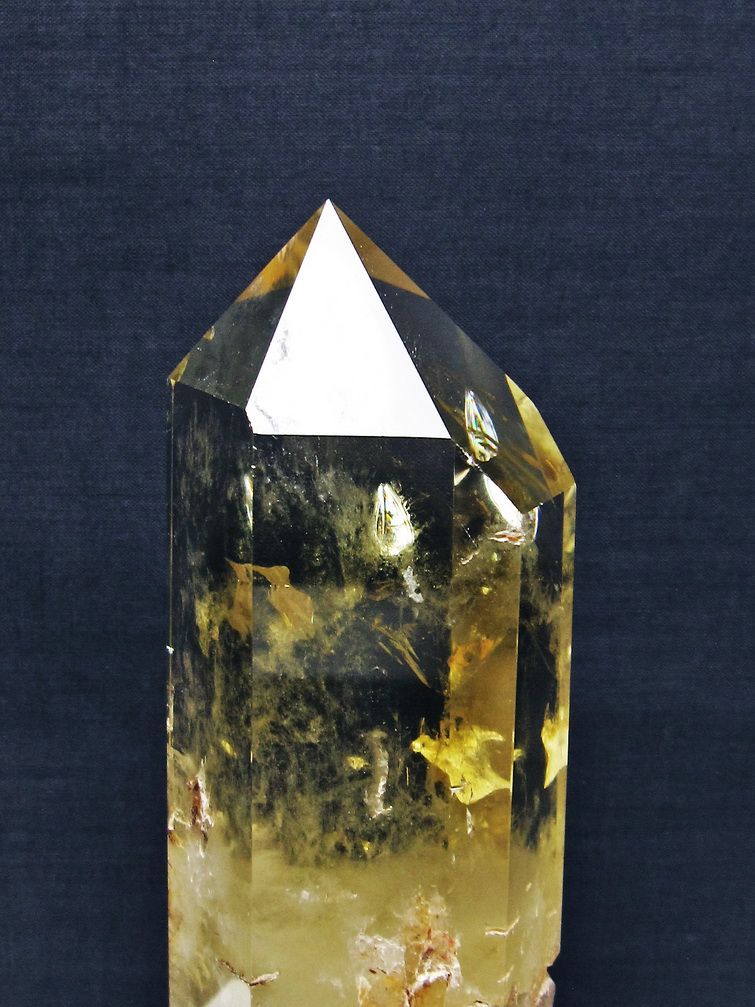 シトリン水晶六角柱[T719-4987] 2枚目