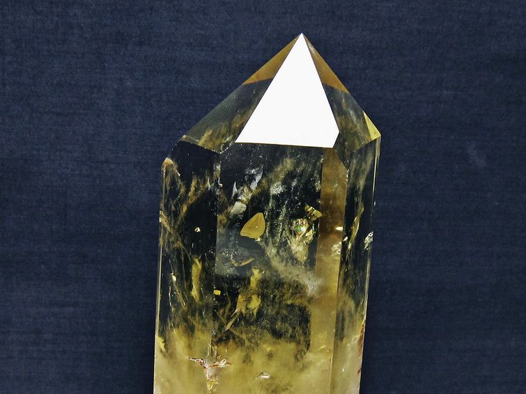 シトリン水晶六角柱[T719-4987] 3枚目