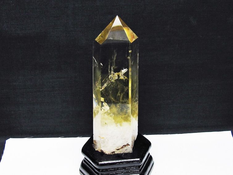 シトリン水晶六角柱[T719-5011] 1枚目