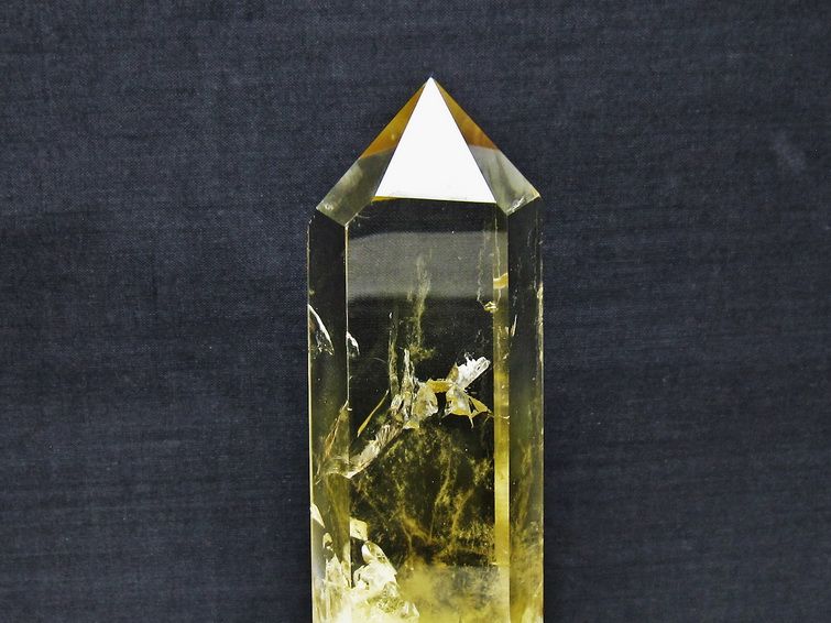 シトリン水晶六角柱[T719-5011] 2枚目