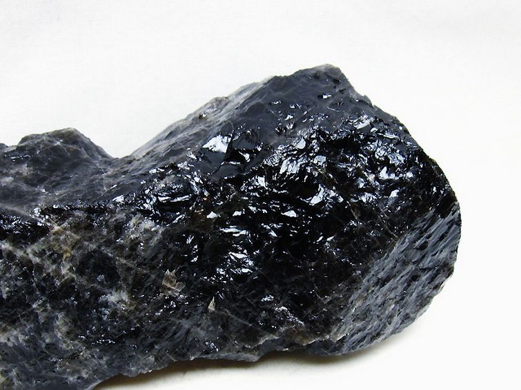 モリオンの原石 743g ブラジル産モリオン原石/天然黒水晶（中型743g/ナチュラル