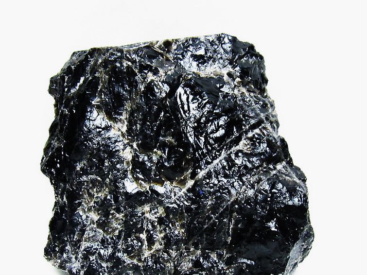 2.4Kgモリオン 純天然 黒水晶 原石 [t724-2893] 2枚目