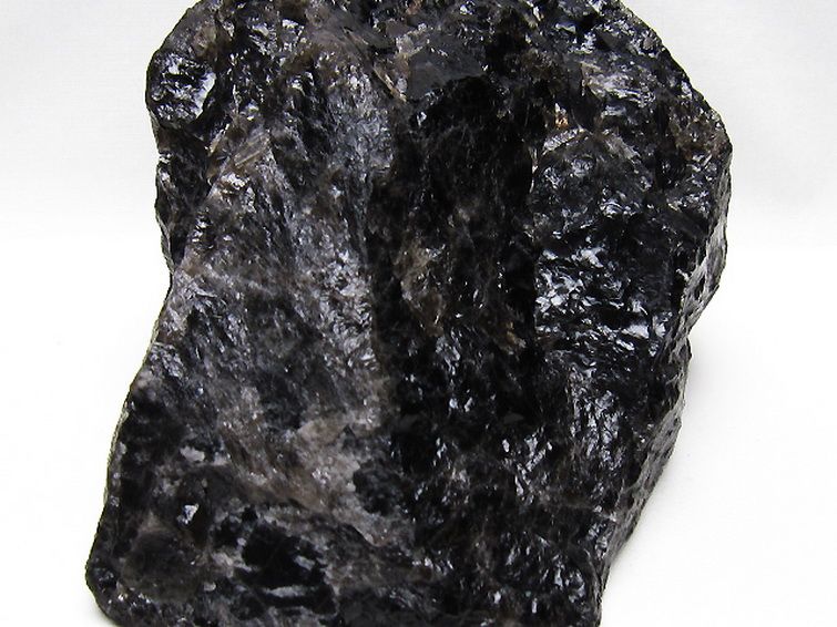 1.9Kgモリオン 純天然 黒水晶 原石 [t724-2969] 3枚目