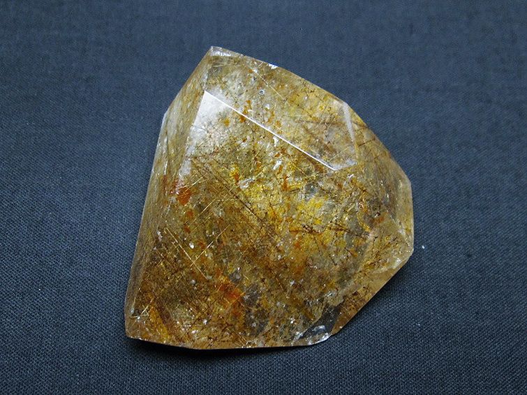 パワーストーン 天然石 金針ルチル水晶原石[T725-2287]