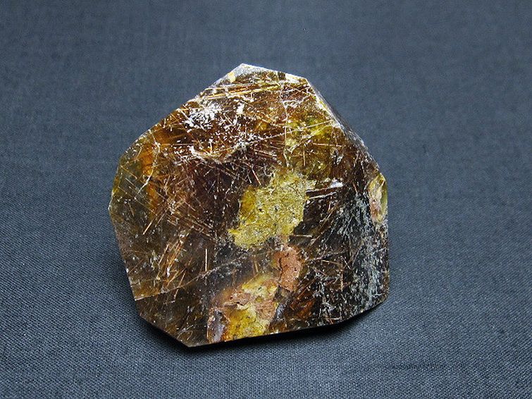 金針ルチル水晶原石[T725-2299] 1枚目