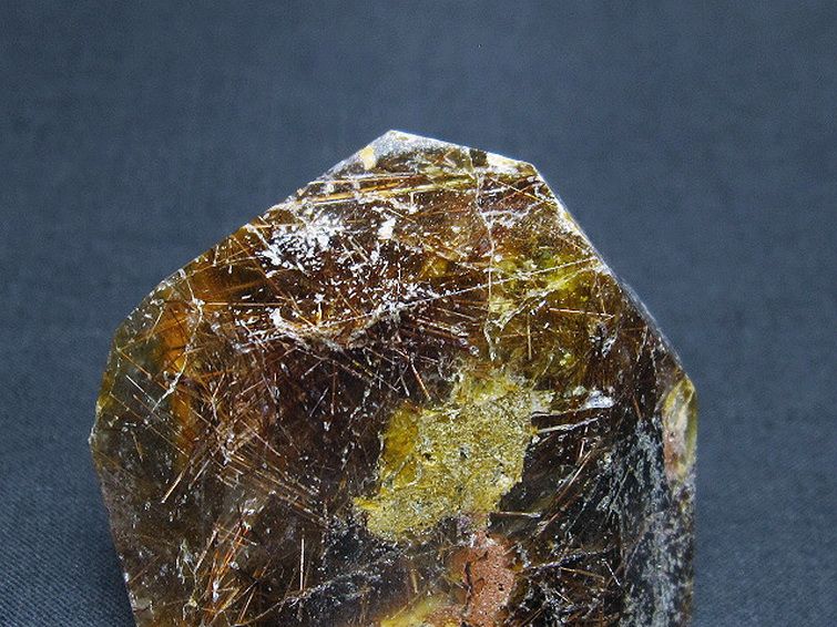 金針ルチル水晶原石[T725-2299] 2枚目