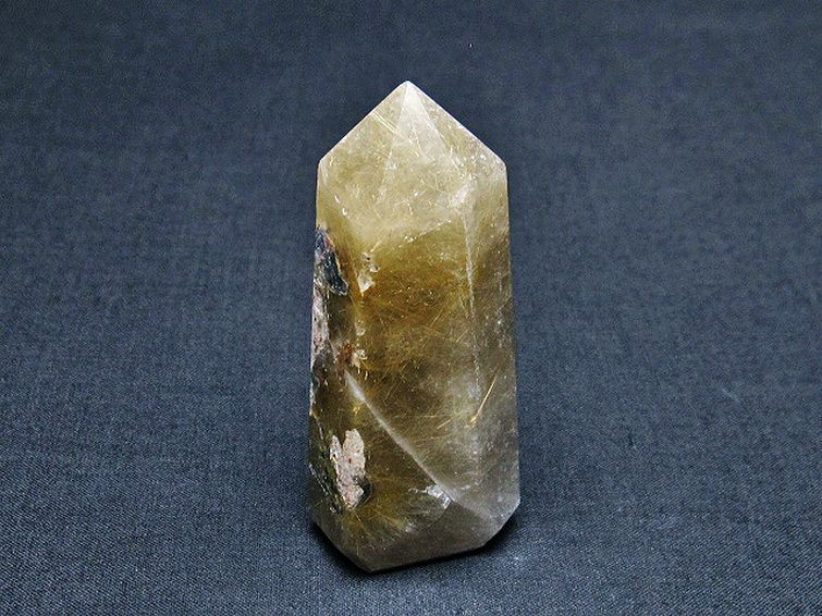 ゴールドタイチンルチル六角柱[T725-2520] 1枚目