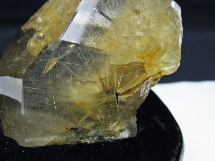 ゴールドタイチンルチル 原石[T725-2627] 3枚目