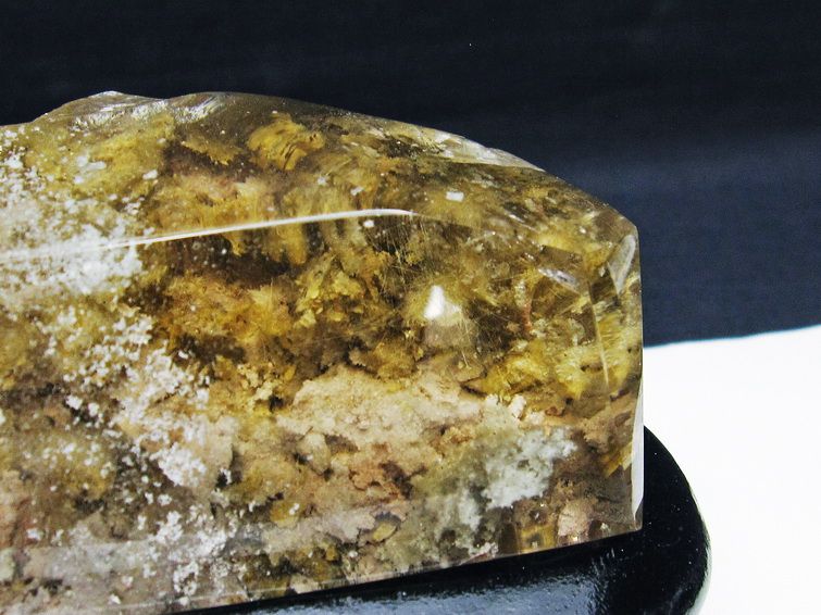 金針ルチル水晶 ガーデン入り 原石[T725-2631] 2枚目