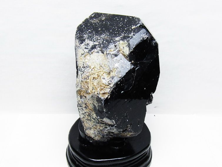 2.4Kg山東省産 モリオン 純天然 黒水晶 原石[T728-2385] 1枚目