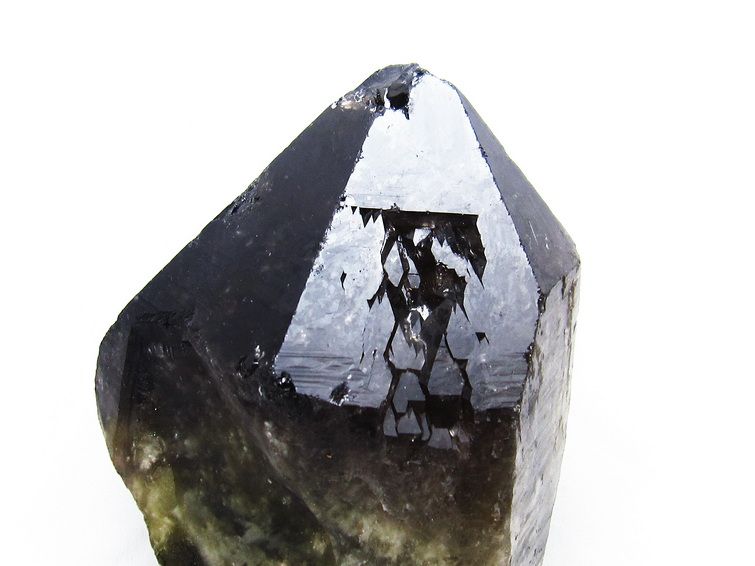 3.9Kgモリオン 純天然 黒水晶 原石[T735-3606] 2枚目