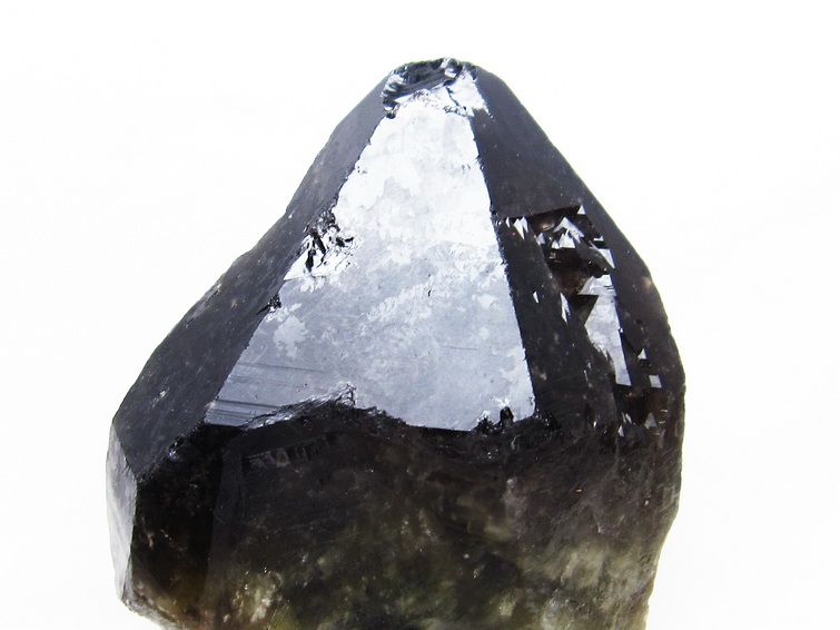 3.9Kgモリオン 純天然 黒水晶 原石[T735-3606] 3枚目