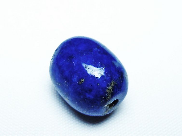 ラピスラズリ バレル型 ビーズ [t74-3730] 3枚目