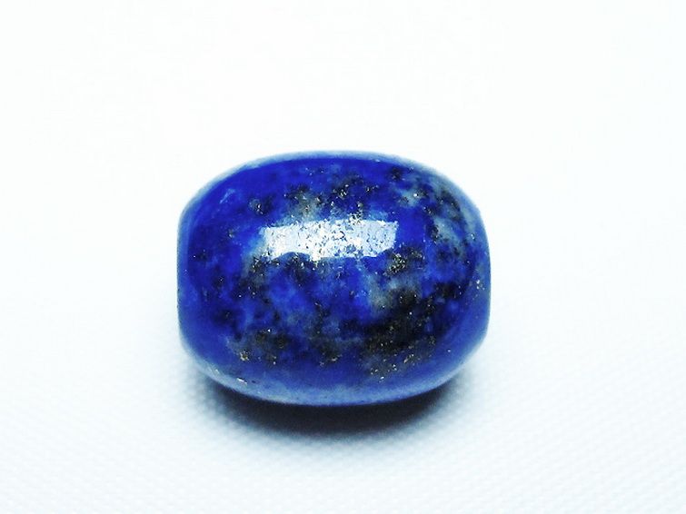 ラピスラズリ バレル型 ビーズ [t74-3738] 2枚目