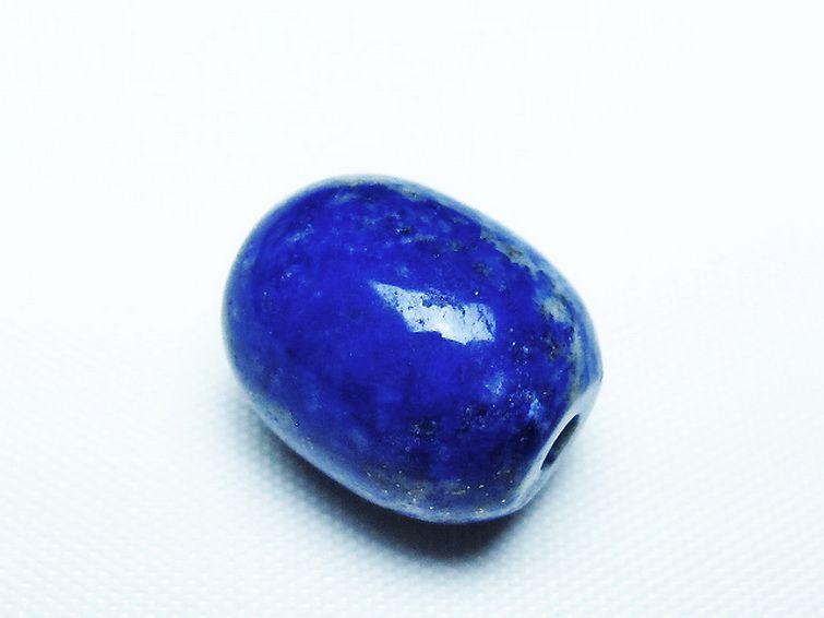 ラピスラズリ バレル型 ビーズ [t74-3751] 3枚目