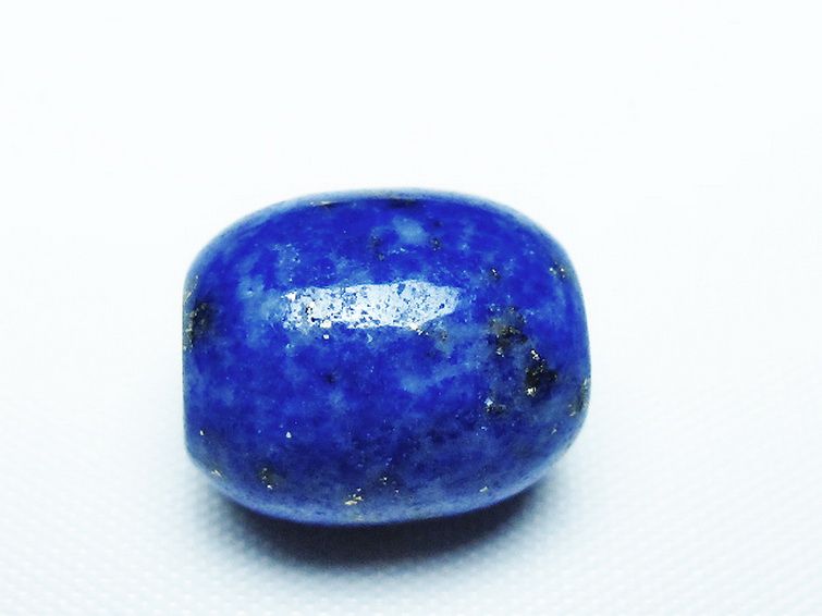 ラピスラズリ バレル型 ビーズ [t74-3759] 2枚目