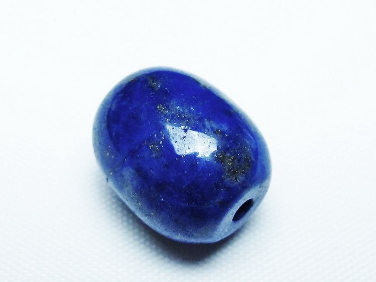 ラピスラズリ バレル型 ビーズ [t74-3769] 3枚目