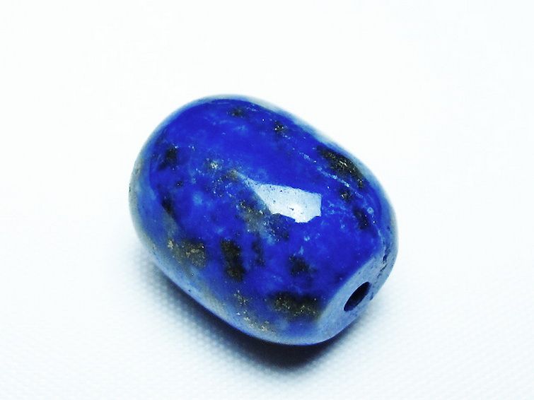 ラピスラズリ バレル型 ビーズ [t74-3824] 3枚目