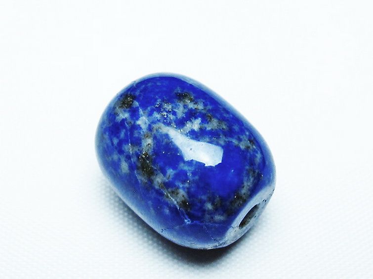 ラピスラズリ バレル型 ビーズ [t74-3828] 3枚目