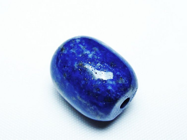 ラピスラズリ バレル型 ビーズ [t74-3844] 3枚目