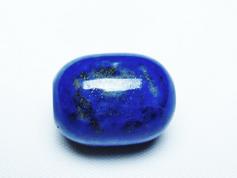 ラピスラズリ バレル型 ビーズ [t74-3857] 2枚目