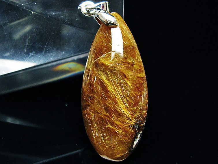 ゴールドタイチンルチルペンダント [t741-2094] 2枚目