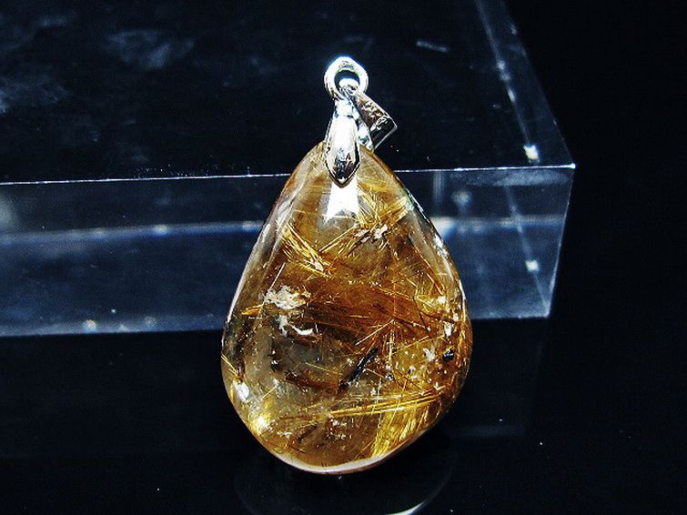 ゴールドタイチンルチルペンダント[T741-2104] 1枚目