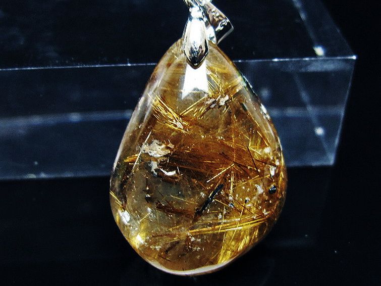 ゴールドタイチンルチルペンダント[T741-2104] 2枚目