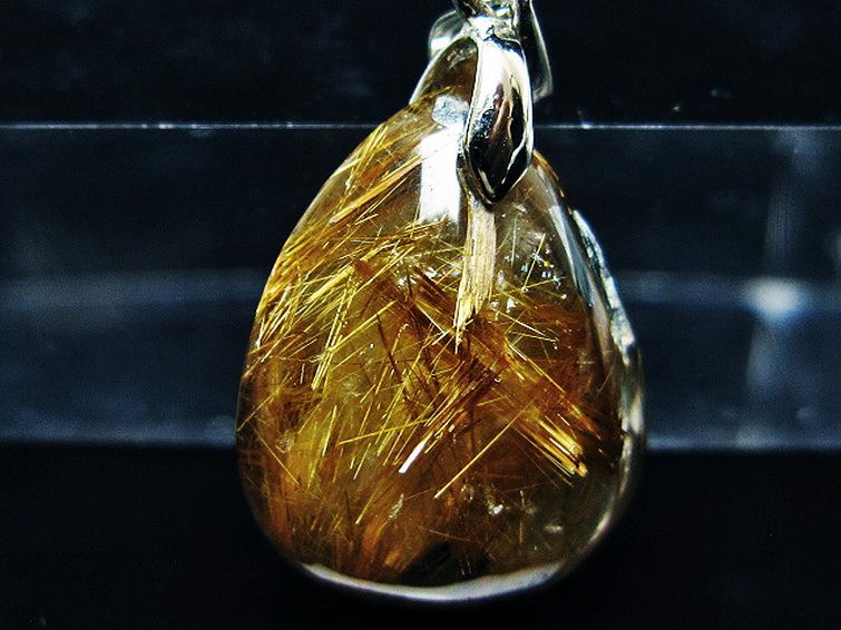 ゴールドタイチンルチルペンダント[T741-2118] 2枚目