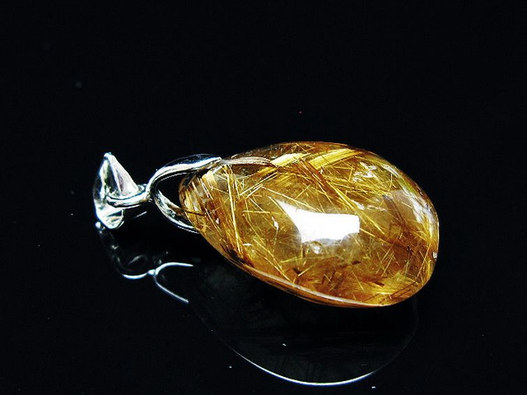 ゴールドタイチンルチルペンダント[T741-2118] 3枚目