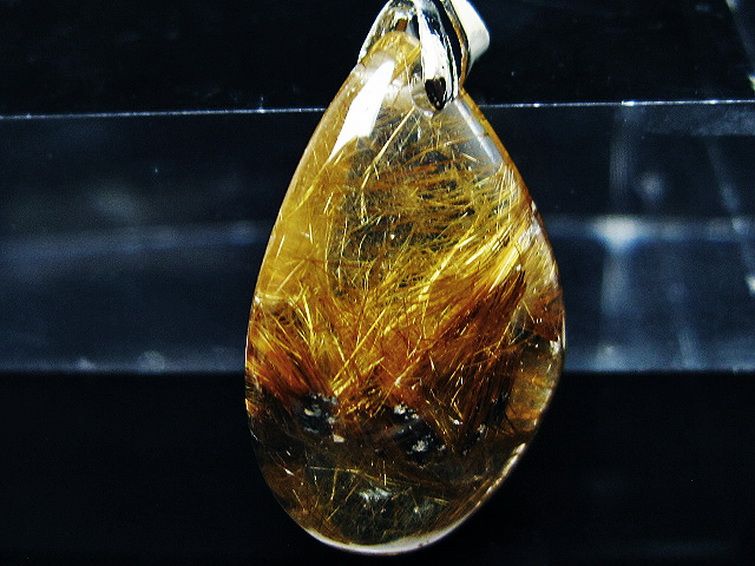 ゴールドタイチンルチルペンダント[T741-2178] 2枚目