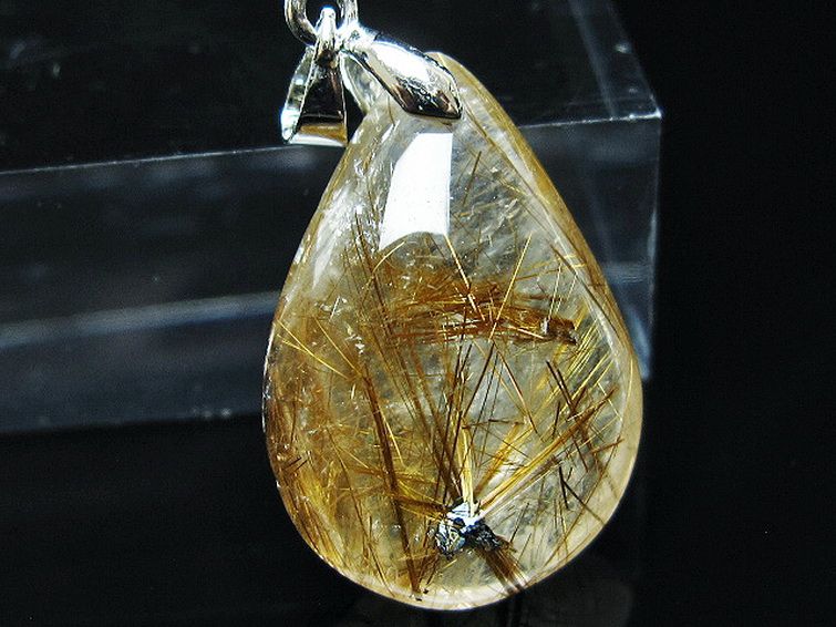 ゴールドタイチンルチルペンダント[T741-2186] 2枚目