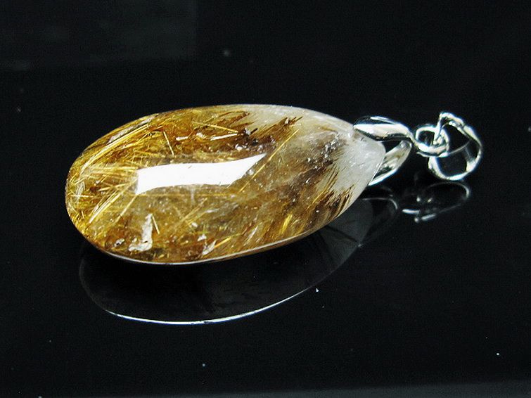 ゴールドタイチンルチルペンダント[T741-2210] 3枚目