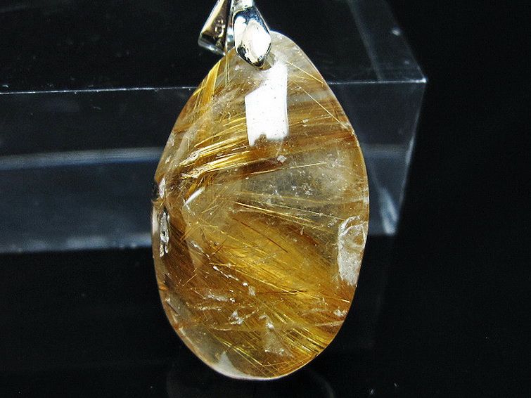 ゴールドタイチンルチルペンダント[T741-2249] 2枚目