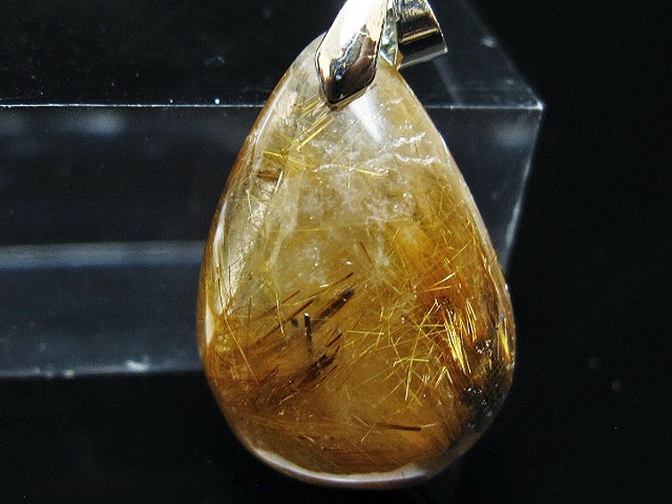 ゴールドタイチンルチルペンダント[T741-2262] 2枚目