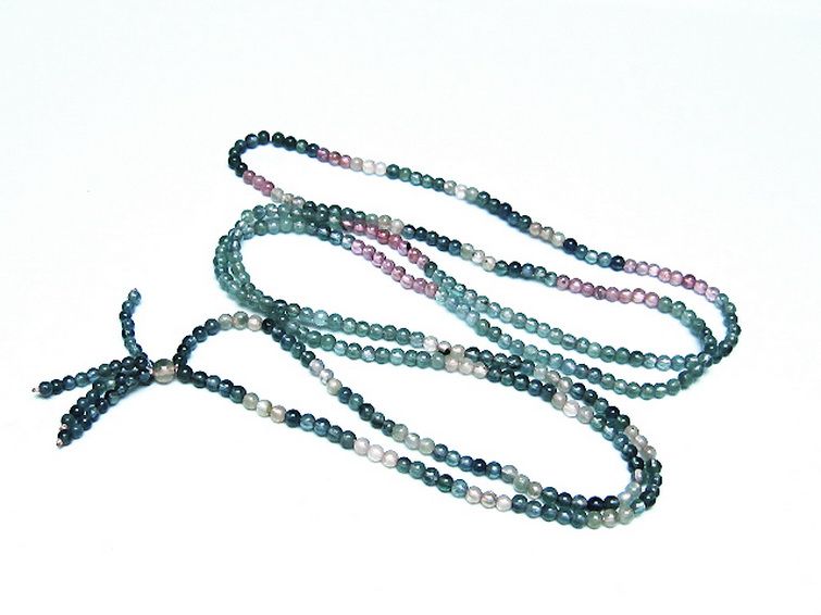 ミックスカラートルマリン ブレスレット 3mm [t75-7394] 3枚目