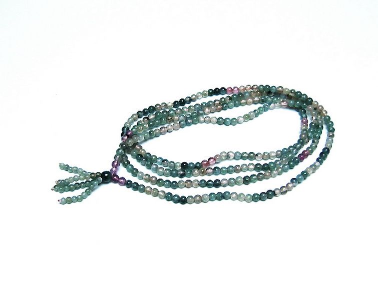 ミックスカラートルマリン ブレスレット 4mm [t75-7406] 1枚目