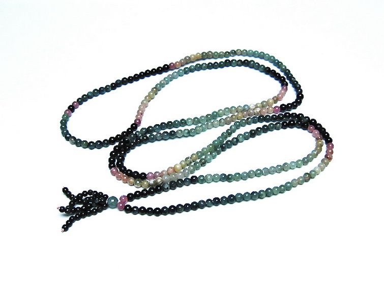 ミックスカラートルマリン ブレスレット 4mm [t75-7432] 3枚目