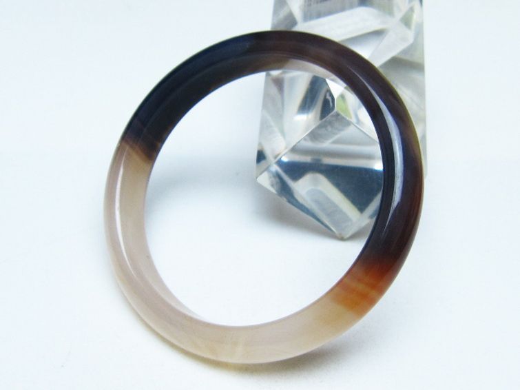 赤アゲート バングル 58mm [t752-1435] 3枚目